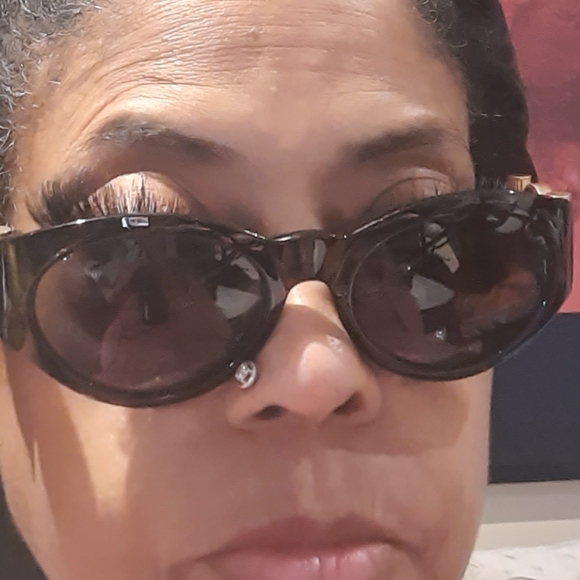 AUTHENTIC GIANNI VERSACE MEDUSA SEXY CHIC BLACK GOLD SUNGLASSES W/CASE - Picture 6 of 12